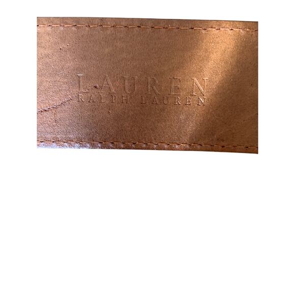 Lauren Ralph Lauren Brown Genuine Leather Belt Size L - Picture 5 of 9